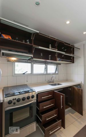 Apartamento à venda com 65m², 1 quarto e 1 vaga1o. Andar - Cozinha (Armários)