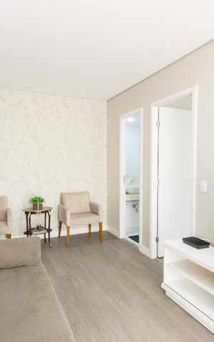 Apartamento para alugar com 76m², 1 quarto e 2 vagas Apartamento para alugar com 76m², 1 quarto e 2 vagasSala 1