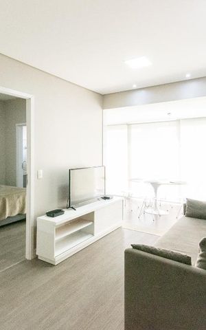 Apartamento para alugar com 76m², 1 quarto e 2 vagas Apartamento para alugar com 76m², 1 quarto e 2 vagasSala 1