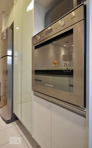 Apartamento para alugar com 51m², 1 quarto e 1 vagaDetalhe da cozinha