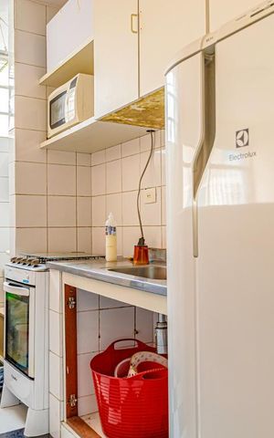 Studio à venda com 42m², 1 quarto e sem vagaCozinha