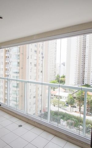 Studio à venda com 51m², 1 quarto e 1 vagaVaranda
