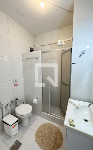 Apartamento para alugar com 50m², 1 quarto e sem vaga Apartamento para alugar com 50m², 1 quarto e sem vagaBanheiro
