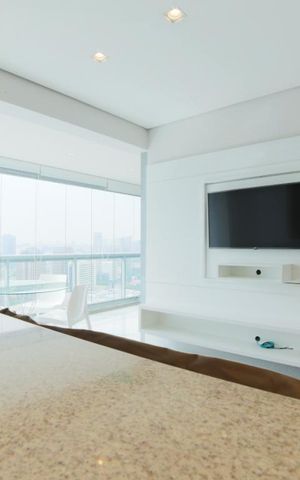 Apartamento para alugar com 55m², 1 quarto e 1 vaga Apartamento para alugar com 55m², 1 quarto e 1 vagaSala
