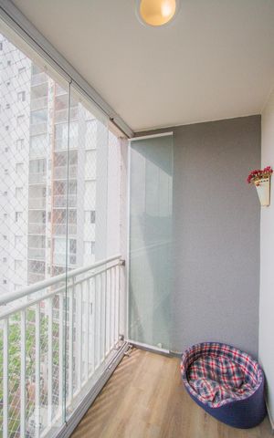 Apartamento à venda com 70m², 3 quartos e 1 vagaVaranda