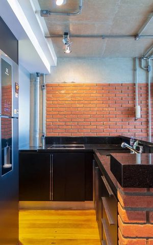 Studio à venda com 80m², 1 quarto e 2 vagas Studio à venda com 80m², 1 quarto e 2 vagasCozinha