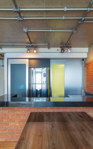 Studio à venda com 80m², 1 quarto e 2 vagas Studio à venda com 80m², 1 quarto e 2 vagasCozinha