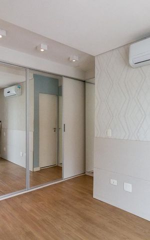 Studio à venda com 38m², 1 quarto e 1 vagaQuarto