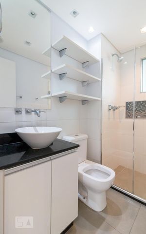 Studio à venda com 38m², 1 quarto e 1 vagaBanheiro