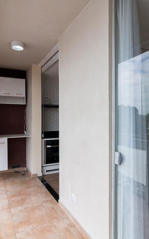 Studio à venda com 38m², 1 quarto e 1 vagaVaranda