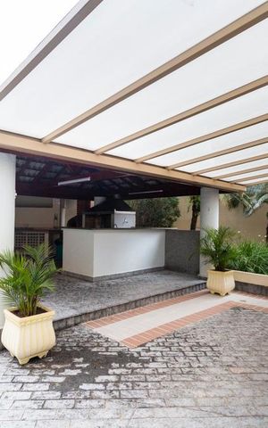Apartamento para alugar com 100m², 3 quartos e 2 vagasÁrea externa Churrasqueira
