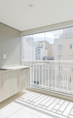 Apartamento para alugar com 43m², 1 quarto e 1 vagaVaranda Gourmet