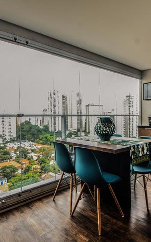 Apartamento para alugar com 41m², 1 quarto e 1 vaga Apartamento para alugar com 41m², 1 quarto e 1 vagaVaranda