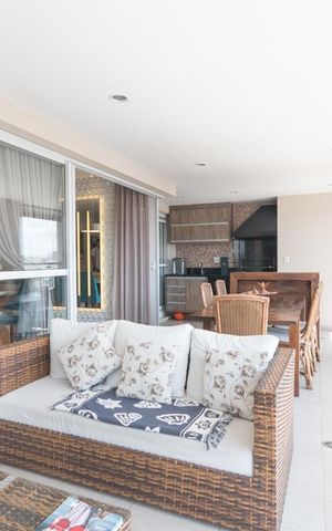 Apartamento à venda com 140m², 3 quartos e 2 vagasVaranda gourmet