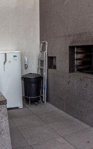 Studio à venda com 35m², 1 quarto e 1 vagaChurrasqueira