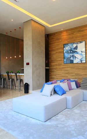 Studio à venda com 41m², 1 quarto e 1 vaga Studio à venda com 41m², 1 quarto e 1 vagaSalão de Festas
