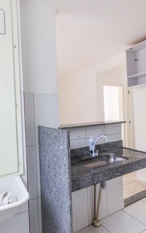 Apartamento à venda com 44m², 2 quartos e 1 vaga Apartamento à venda com 44m², 2 quartos e 1 vagaCozinha e área de serviço