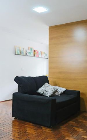 Studio à venda com 45m², 1 quarto e sem vaga Studio à venda com 45m², 1 quarto e sem vagaSala