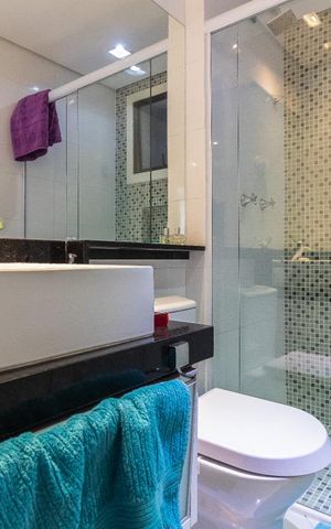 Apartamento à venda com 74m², 3 quartos e 1 vaga Apartamento à venda com 74m², 3 quartos e 1 vagaBanheiro