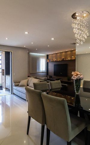 Apartamento à venda com 74m², 3 quartos e 1 vaga Apartamento à venda com 74m², 3 quartos e 1 vagaSala