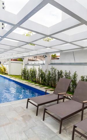 Apartamento à venda com 40m², 1 quarto e 1 vagaPiscina