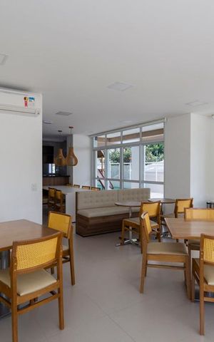 Apartamento à venda com 40m², 1 quarto e 1 vagaSalão de festas / espaço gourmet