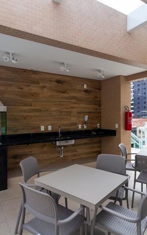 Apartamento à venda com 40m², 1 quarto e 1 vagaChurrasqueira