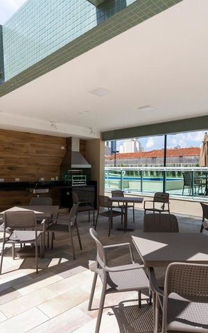 Apartamento à venda com 77m², 3 quartos e 2 vagasChurrasqueira / Espaço Gourmet