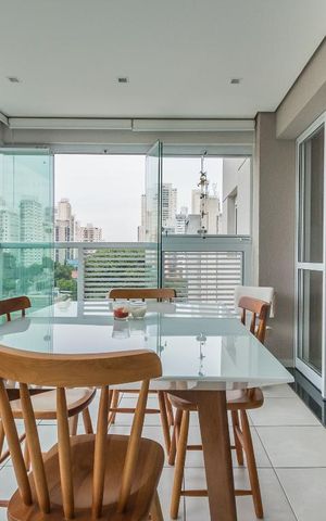 Apartamento à venda com 58m², 1 quarto e 1 vaga Apartamento à venda com 58m², 1 quarto e 1 vagaVaranda