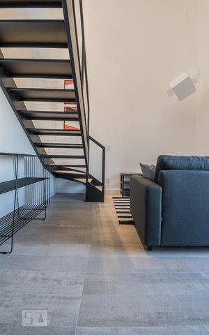 Apartamento para alugar com 58m², 1 quarto e 2 vagas Apartamento para alugar com 58m², 1 quarto e 2 vagasSala