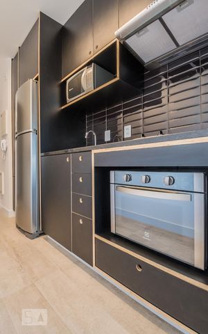 Apartamento para alugar com 58m², 1 quarto e 2 vagas Apartamento para alugar com 58m², 1 quarto e 2 vagasCozinha