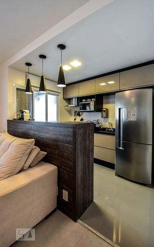 Studio para alugar com 55m², 1 quarto e 1 vaga Studio para alugar com 55m², 1 quarto e 1 vagaCozinha