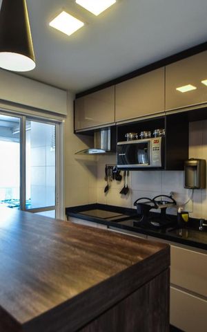 Studio para alugar com 55m², 1 quarto e 1 vaga Studio para alugar com 55m², 1 quarto e 1 vagaCozinha