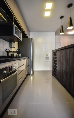 Studio para alugar com 55m², 1 quarto e 1 vaga Studio para alugar com 55m², 1 quarto e 1 vagaCozinha