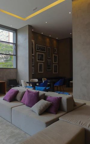 Studio para alugar com 31m², 1 quarto e sem vaga Studio para alugar com 31m², 1 quarto e sem vagaSalão de Festa