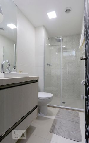 Studio para alugar com 31m², 1 quarto e sem vaga Studio para alugar com 31m², 1 quarto e sem vagaBanheiro
