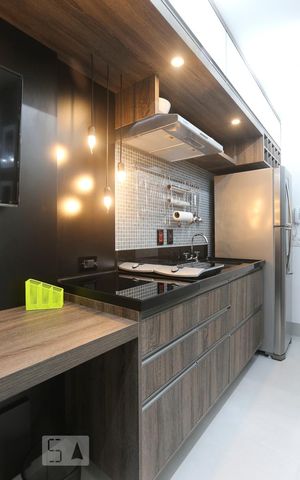 Studio para alugar com 31m², 1 quarto e sem vaga Studio para alugar com 31m², 1 quarto e sem vagaEstudio Cozinha