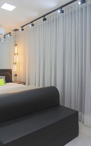 Studio para alugar com 31m², 1 quarto e sem vaga Studio para alugar com 31m², 1 quarto e sem vagaEstudio Quarto Cortinas