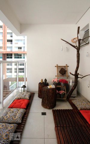 Apartamento para alugar com 41m², 1 quarto e 1 vagaVaranda