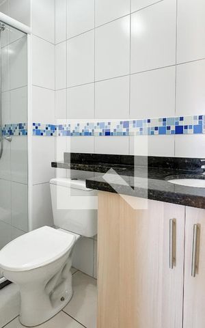 Apartamento para alugar com 35m², 1 quarto e sem vaga Apartamento para alugar com 35m², 1 quarto e sem vagaBanheiro da Suíte