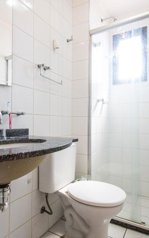 Apartamento para alugar com 67m², 2 quartos e 1 vagaBanheiro da Suíte 2