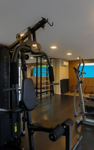 Studio para alugar com 31m², 1 quarto e 1 vaga Studio para alugar com 31m², 1 quarto e 1 vagaAcademia