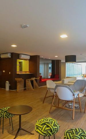Studio para alugar com 31m², 1 quarto e 1 vaga Studio para alugar com 31m², 1 quarto e 1 vagaSalão de Festa