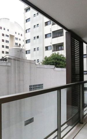 Studio para alugar com 31m², 1 quarto e 1 vaga Studio para alugar com 31m², 1 quarto e 1 vagaVaranda