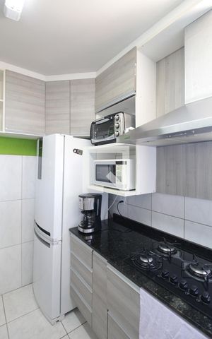 Apartamento à venda com 55m², 2 quartos e 1 vagaCozinha e Área de Serviço