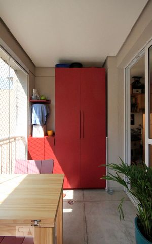 Apartamento para alugar com 64m², 1 quarto e 1 vagaVaranda
