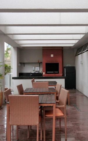 Apartamento para alugar com 64m², 1 quarto e 1 vagaChurrasqueira
