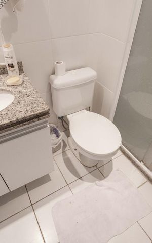 Apartamento para alugar com 77m², 3 quartos e 2 vagasBanheiro social