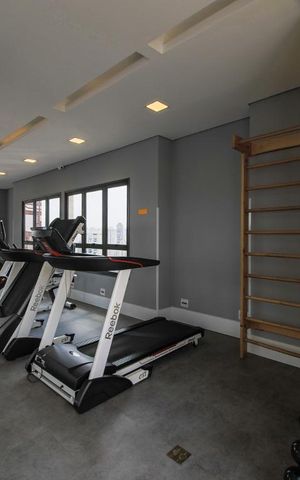 Apartamento para alugar com 30m², 1 quarto e 1 vaga Apartamento para alugar com 30m², 1 quarto e 1 vagaAcademia
