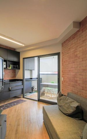 Apartamento para alugar com 30m², 1 quarto e 1 vaga Apartamento para alugar com 30m², 1 quarto e 1 vagaSala de TV